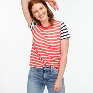 J. Crew Vintage Cotton Striped T-shirt